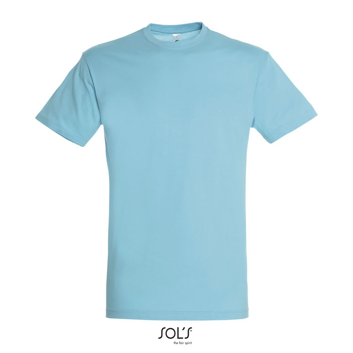 Tshirt unisex personnalisé en coton 150g - REGENT bleu atoll